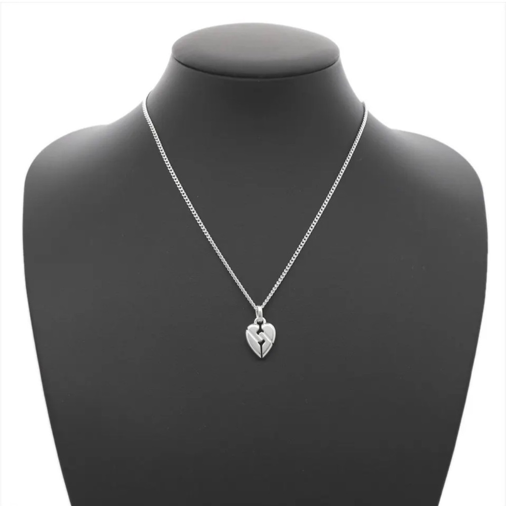 Gucci Necklace Knot Heart Pendant 925 Sterling Silver